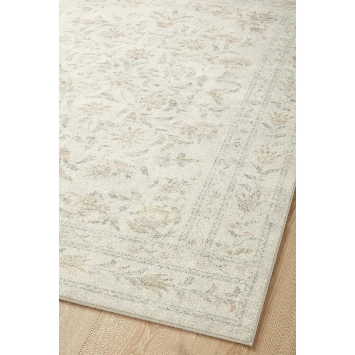 Rifle Paper Co. x Loloi Courtyard Yellow / Multi Area Rug feat. CloudPile | Wayfair North America