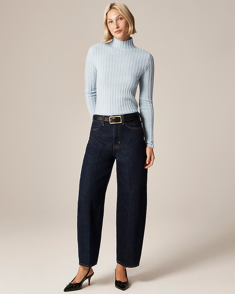 Petite barrel-leg jean | J. Crew US