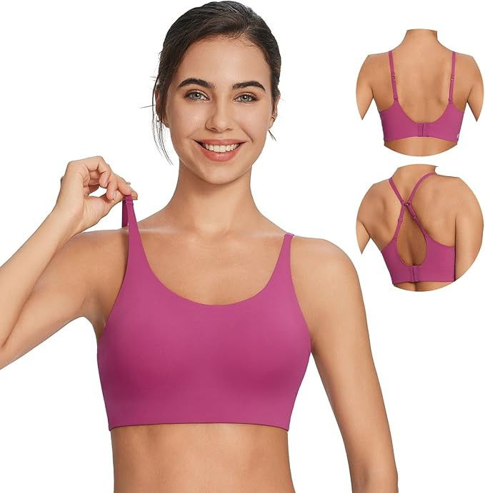 baleaf Sweatleaf Adjustable Sports Bras for Women, Padded Racerback Yoga Bra, High Impact Molded ... | Amazon (US)