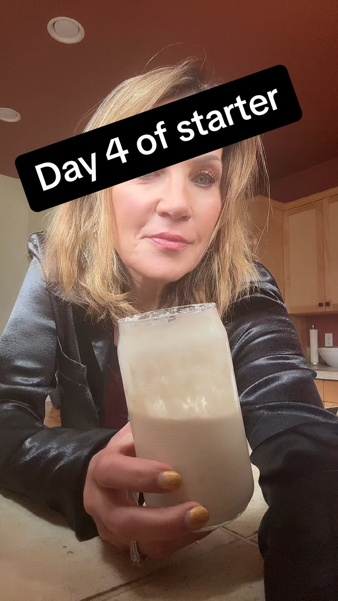 Day 4 of a sourdough starter. Sourdough is considered healthy because of this fermentation process. You can make sourdough bread at home  

#LTKOver40 #LTKVideo #LTKHome