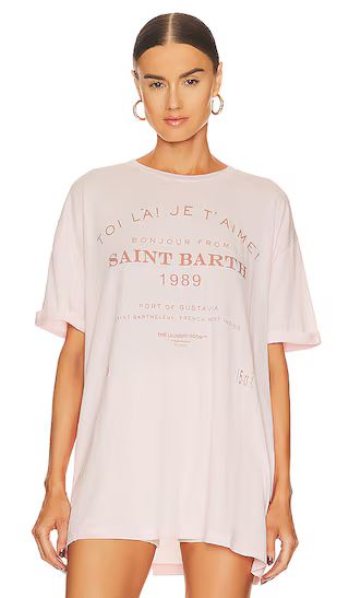 Saint Barth 89 Oversize Tee in Blush Pink | Revolve Clothing (Global)