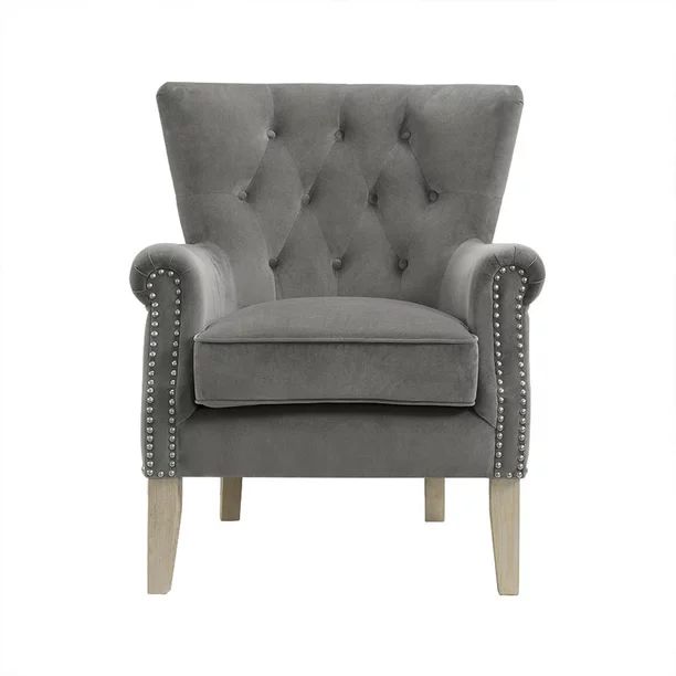 Better Homes & Gardens Accent Chair, Living Room & Home Office, Gray - Walmart.com | Walmart (US)