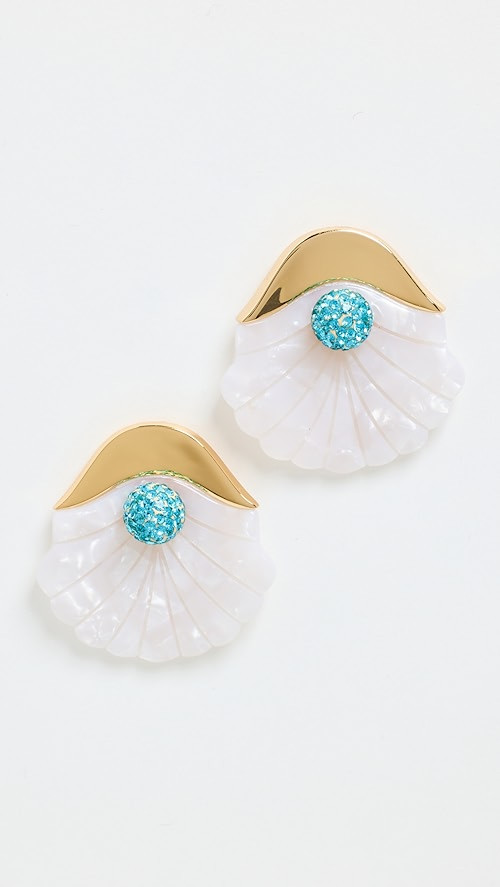 Shellona Button Earrings | Shopbop