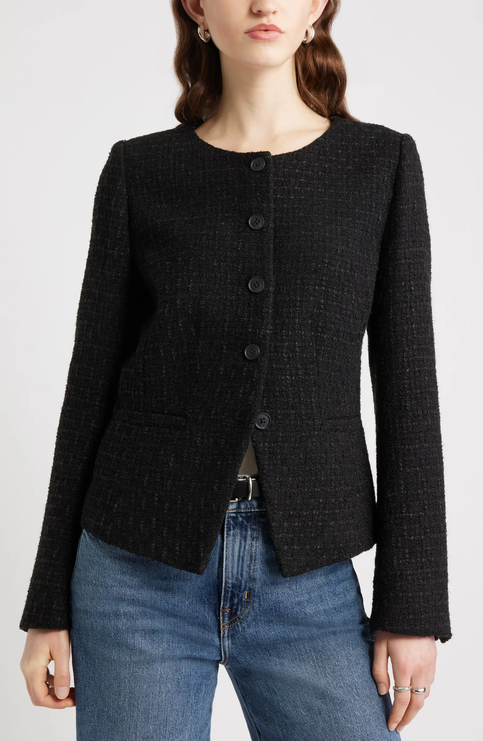Cutaway Tweed Jacket | Nordstrom