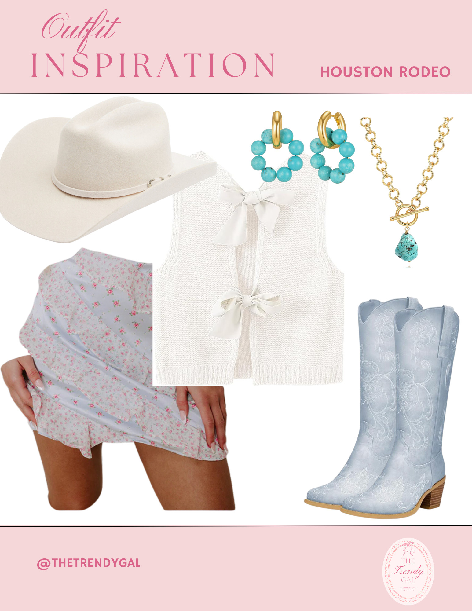 Definitely buying this look for the Houston Rodeo! It's so cute and I love the boho skirt! #rodeooutfit  

 #LTKMidsize #LTKStyleTip