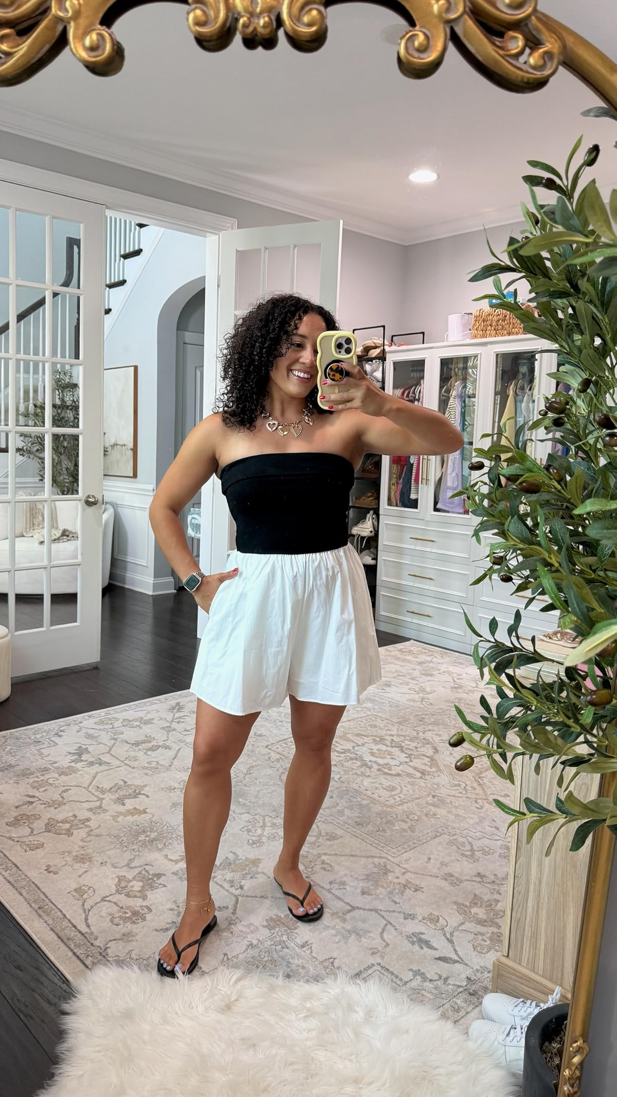Loving this colorblocked romper for summer 🖤 

 #LTKgrwm #LTKootd #LTKSeasonal