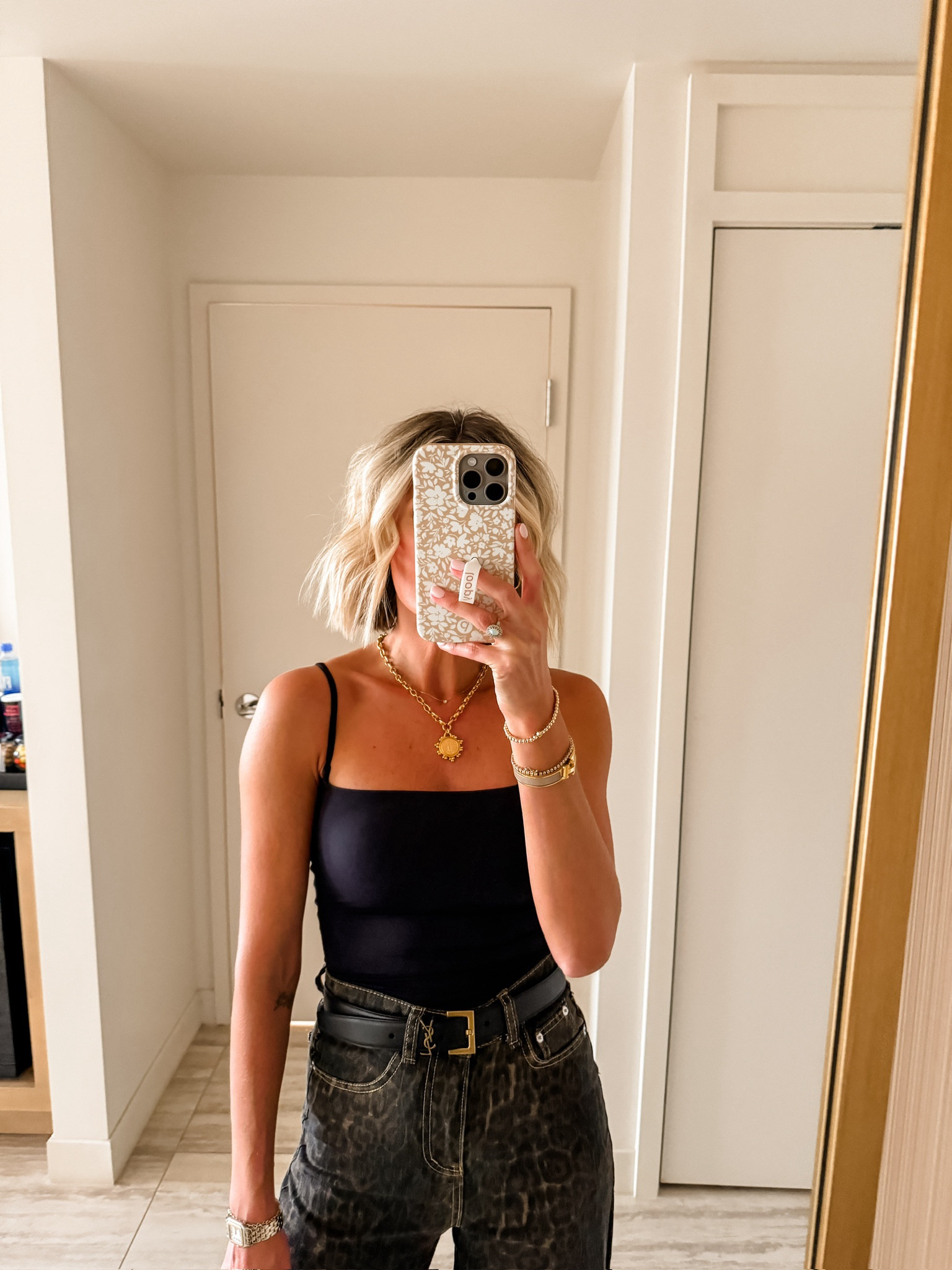 These pants are currently 20% off! Wore this outfit to a concert in Vegas! So impressed with these Amazon jeans & bodysuit! Wearing small!

Loverly Grey, Amazon finds, leopard print, leopard print pants, black bodysuit, bodysuit, concert outfits, Las Vegas outfits 

#LTKStyleTip