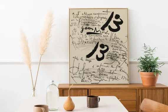 Joan Miro Print Gallery Wall Joan Miro Poster Printable | Etsy | Etsy (US)