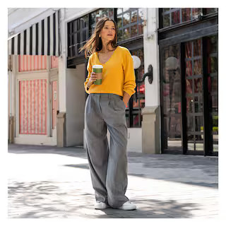 Pinstripe Pleated Trouser | Joe Fresh