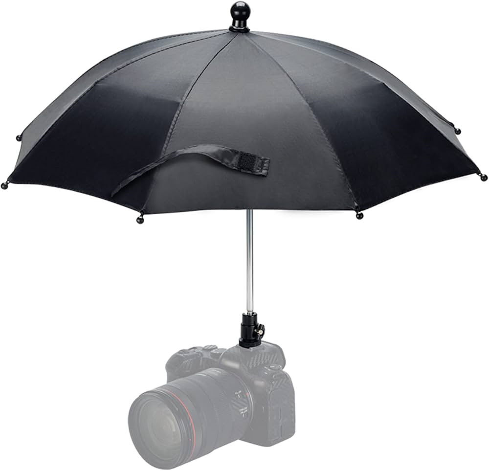 DSLR Mirrorless Camera Hot Shoe Umbrella Rain Cover Protector Sunshade for Canon Rebel T8i T7 T7i... | Amazon (US)