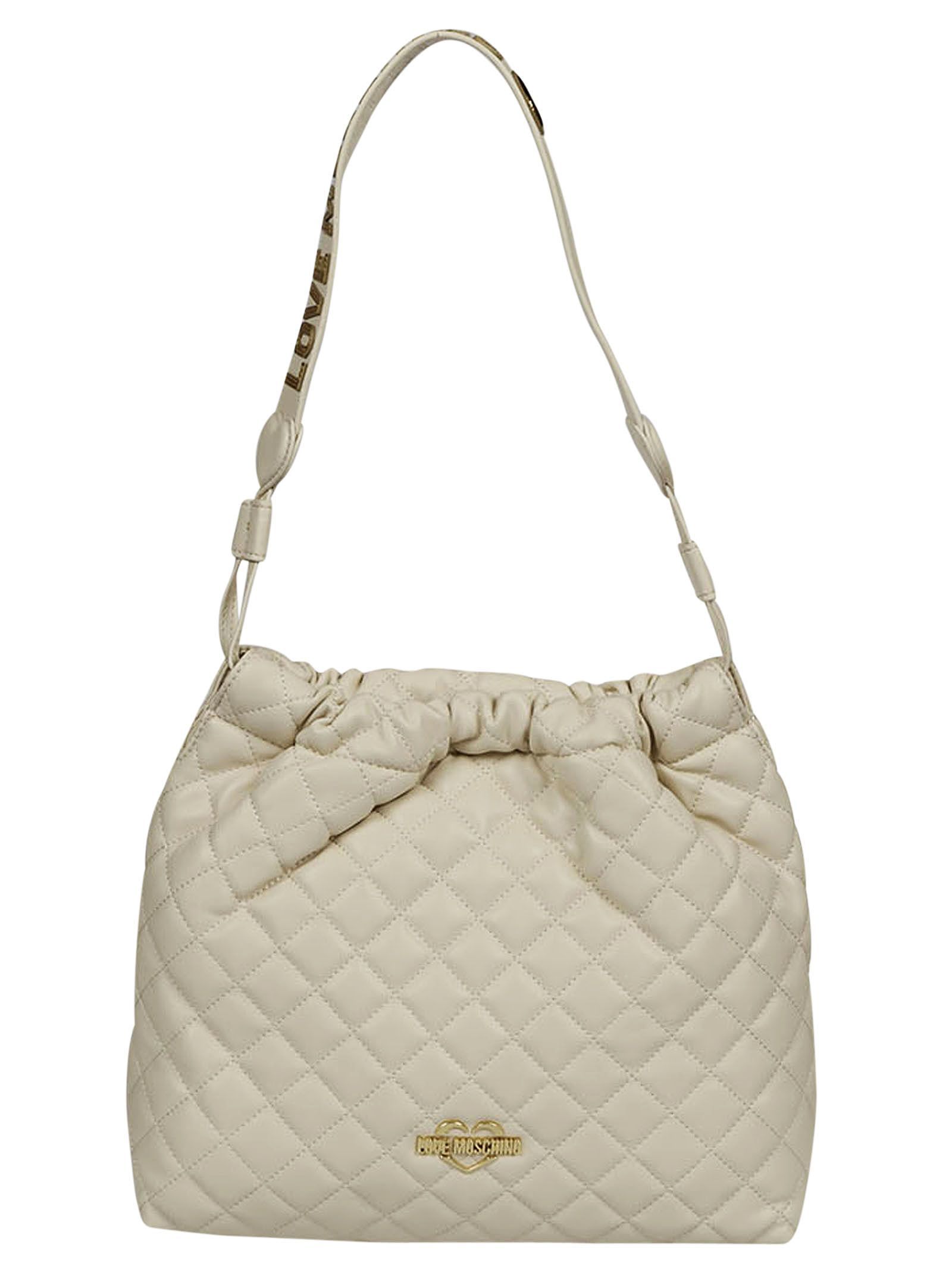 Love Moschino Quilted Bucket Bag | Italist.com US