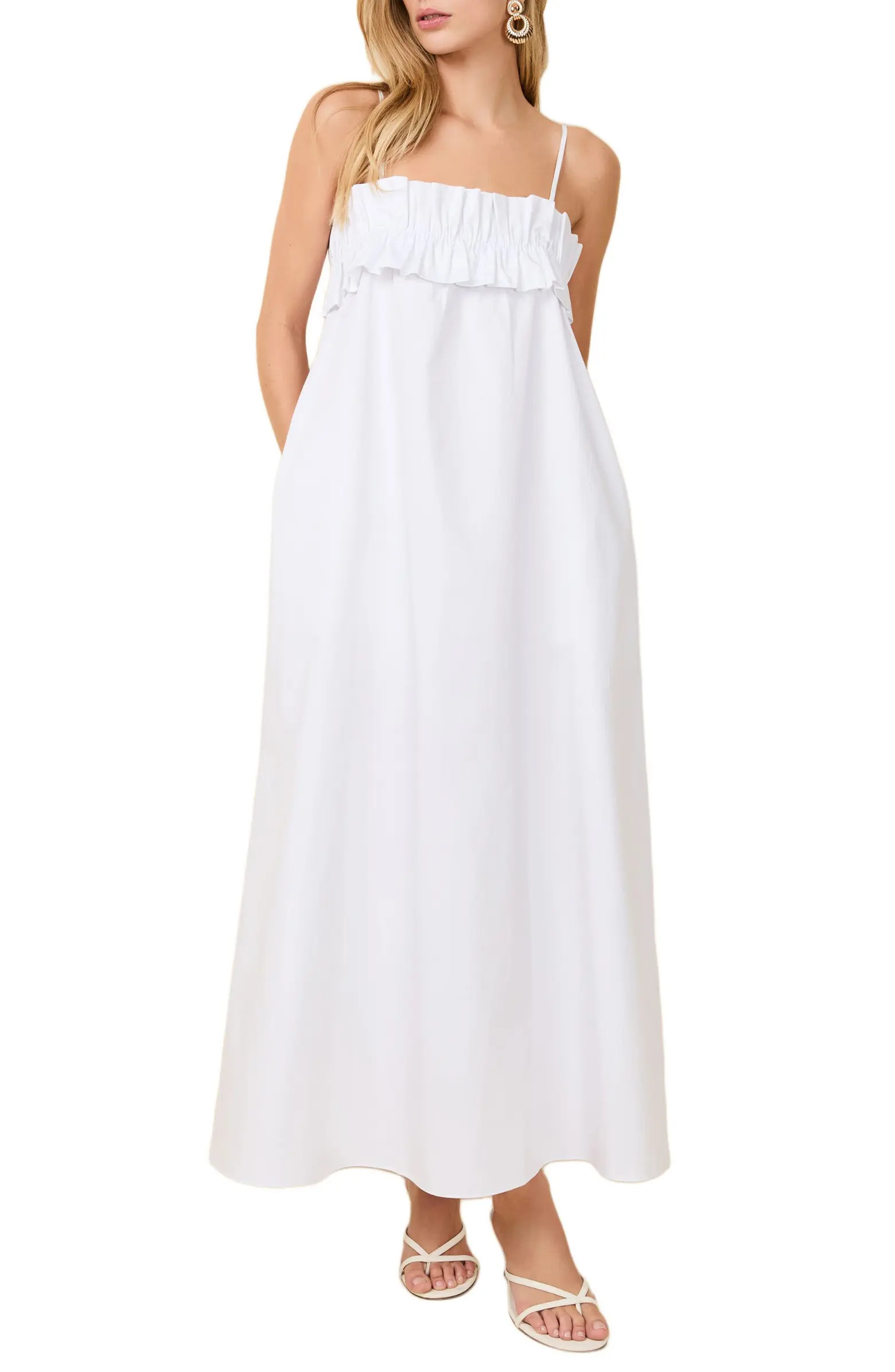 The Sophie Poplin Maxi Dress | Nordstrom
