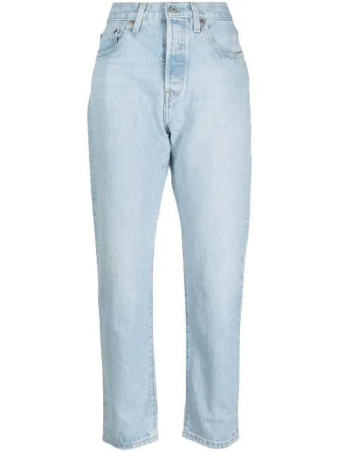 Levi's 501 Cropped straight-leg Jeans - Farfetch | Farfetch Global