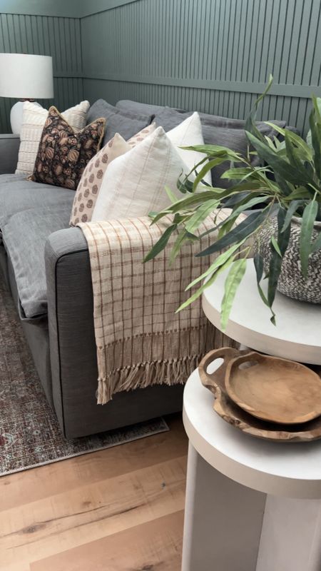 Cozy living room design. Use code: kaycie5 for a discount on my sofa 

#LTKhome #LTKsalealert #LTKfindsunder100