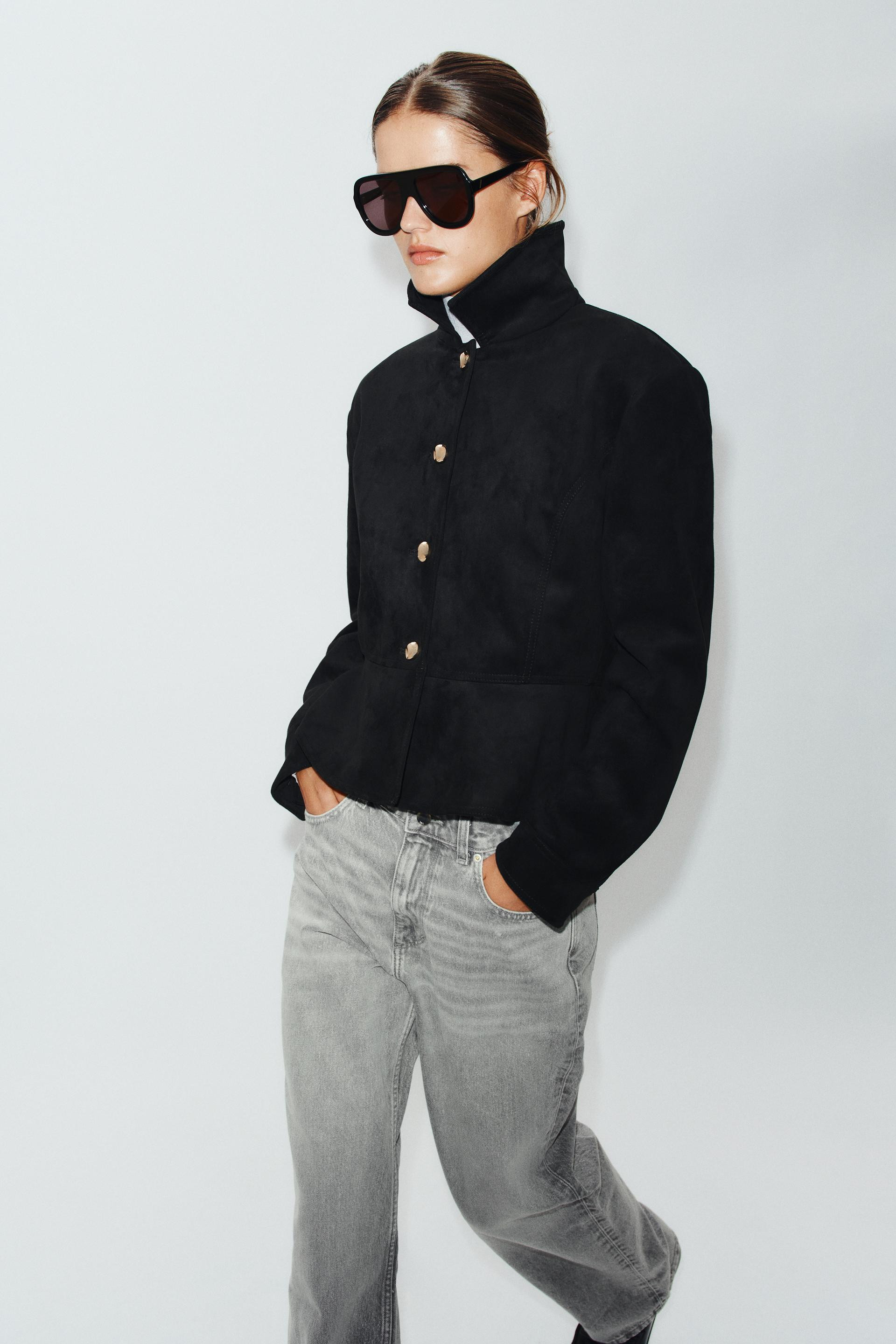 Zara - Belted Wide Leg Pants - Women - Navy Blue - Women | Zara US