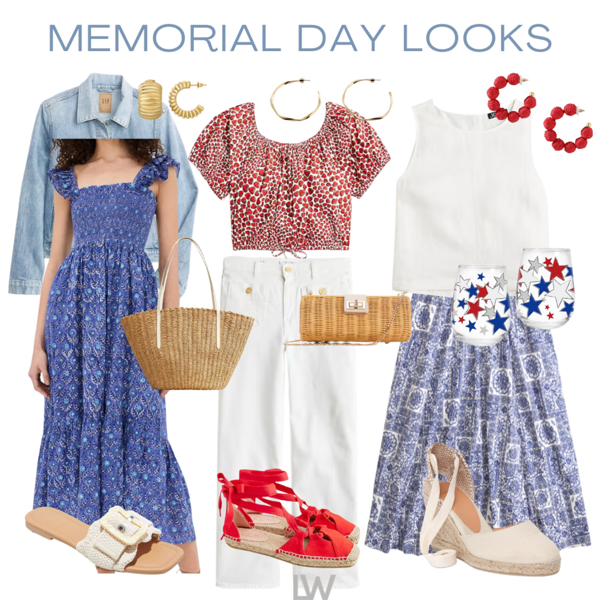 memorial day looks I am loving 💙✨❤️