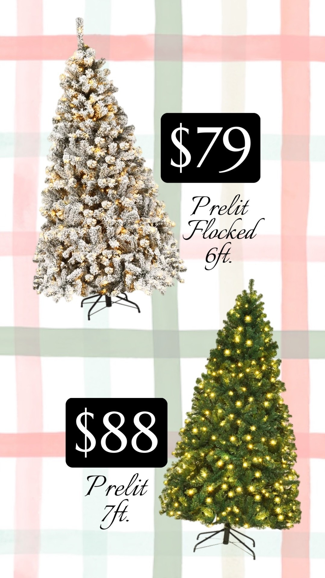 Full size prelit Christmas trees - $79 and $88 - CRAZY GOOD DEALS!! 🌲 

#LTKSaleAlert #LTKHoliday #LTKFindsUnder100
