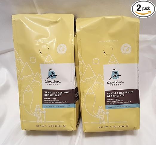 Caribou Coffee Flavored Vanilla Hazelnut Dreamstate Coffee 2 Pack | Amazon (US)