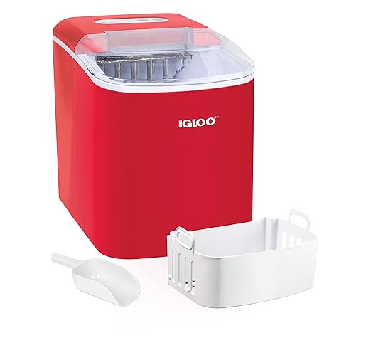 Igloo Automatic Portable Electric Countertop Ice Maker Machine, 26 Pounds in 24 Hours, 9 Cubes Re... | Amazon (US)
