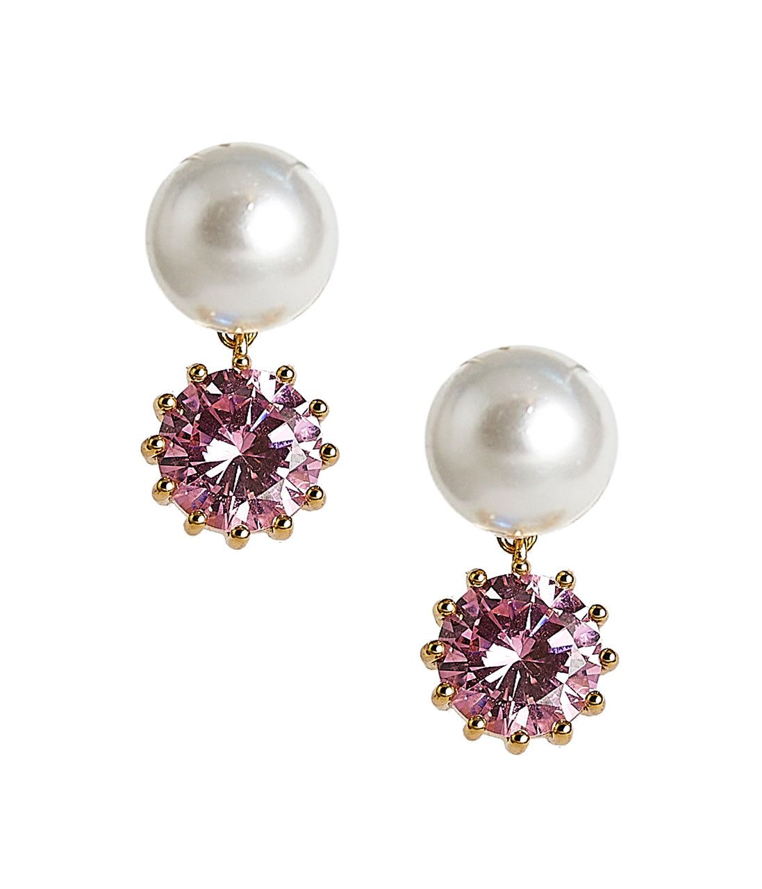 Crawley - Pearl and Rhinestone Earrings - Amy Littleson Collection | Lisi Lerch Inc