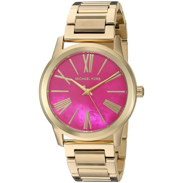 Michael Kors Women's MK3520 'Hartman' Gold-Tone Stainless Steel Watch | Bed Bath & Beyond