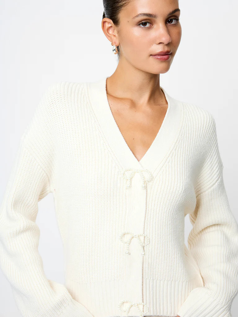Babysoft Pearl Bow Sweater | French Connection (US)