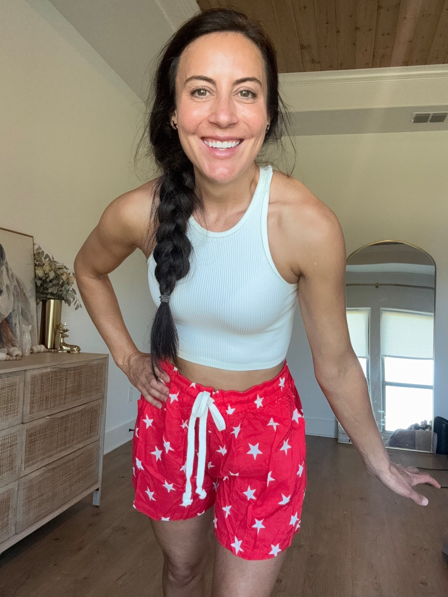 ✨ Effortless summer vibes ✨ A crisp white razor back crop top paired with the cutest patriotic shorts—perfect for backyard BBQs, lake days, or fireworks under the stars. 🎆❤️🤍💙 Shop the look now!

#LTKStyle #LTKSummer #LTKSeasonal #LTKUSA #LTK4thofJuly #LTKPartyStyle #LTKFashion #LTKOutfitInspo #LTKSaleAlert #Memorialday #Laborday #OOTDInspo #CasualChic #PatrioticStyle #SummerOOTD #BackyardBBQStyle #FireworksFit #LTKHoliday

#LTKSeasonal #LTKStyleTip #LTKFindsUnder50