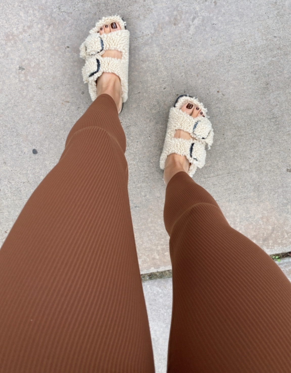 School drop off in my fave ribbed leggings (size 4, 25”). Also, these Sherpa Birkenstocks are perfect for Fall! 

#LTKSeasonal #LTKfitness #LTKshoecrush