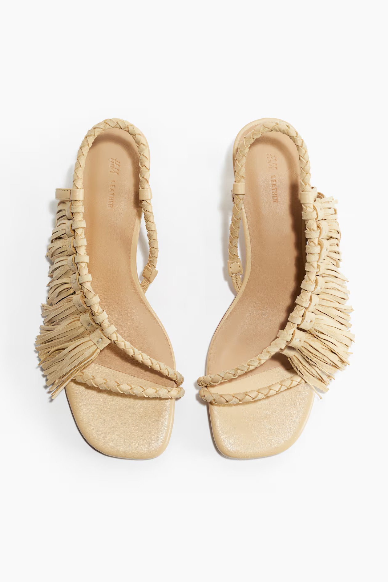 Sandalias de tacón con flecos | H&M (FR, IT, ES, PT, BE)