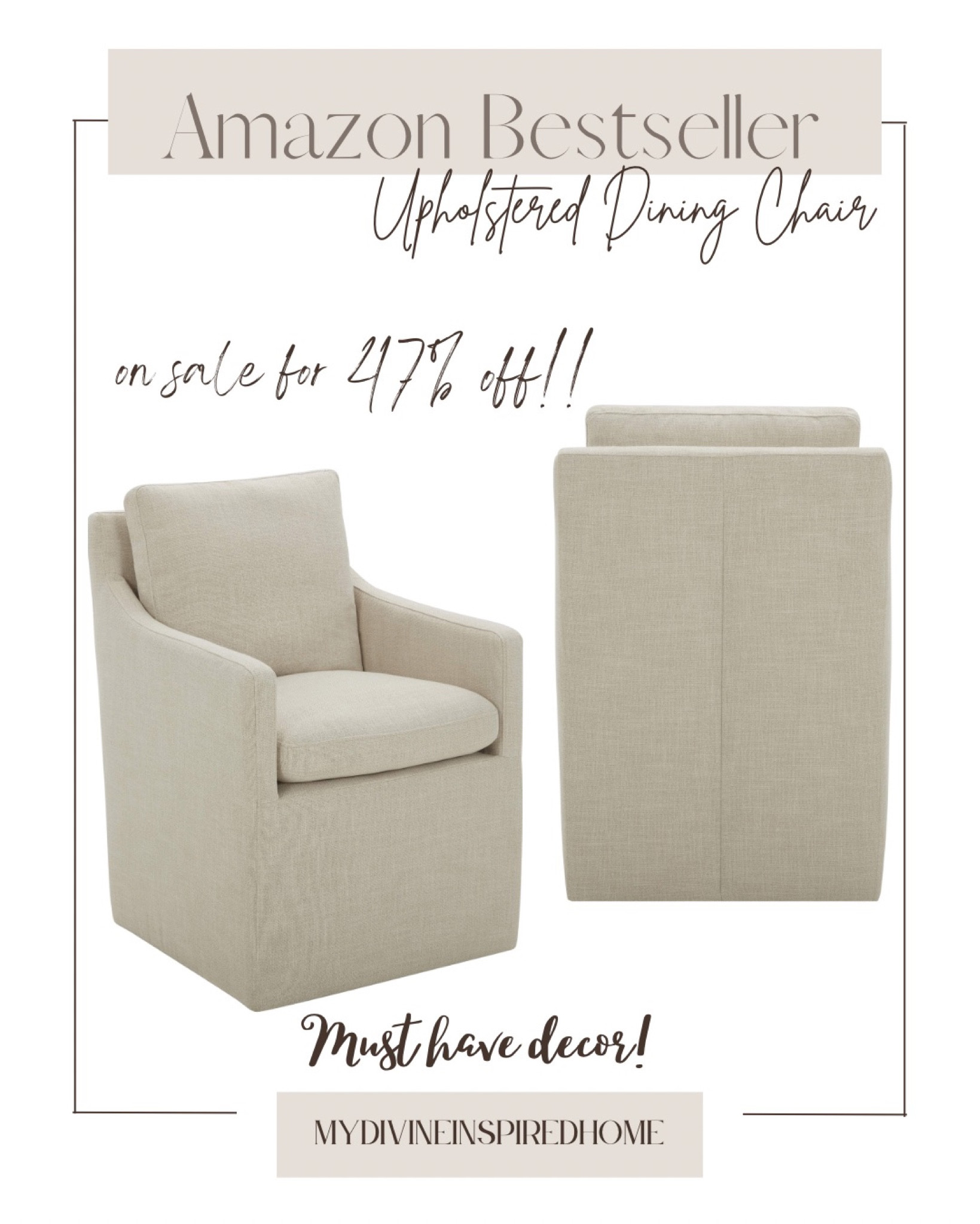 I just ordered these chairs for my dining area! I had been eyeing them for a while and they finally went on sale! This the lowest price I’ve ever seen them! Better grab them while you can!  At this price point I’m sure these will sell out quickly!✨

#LTKhome #LTKFind #LTKstyletip