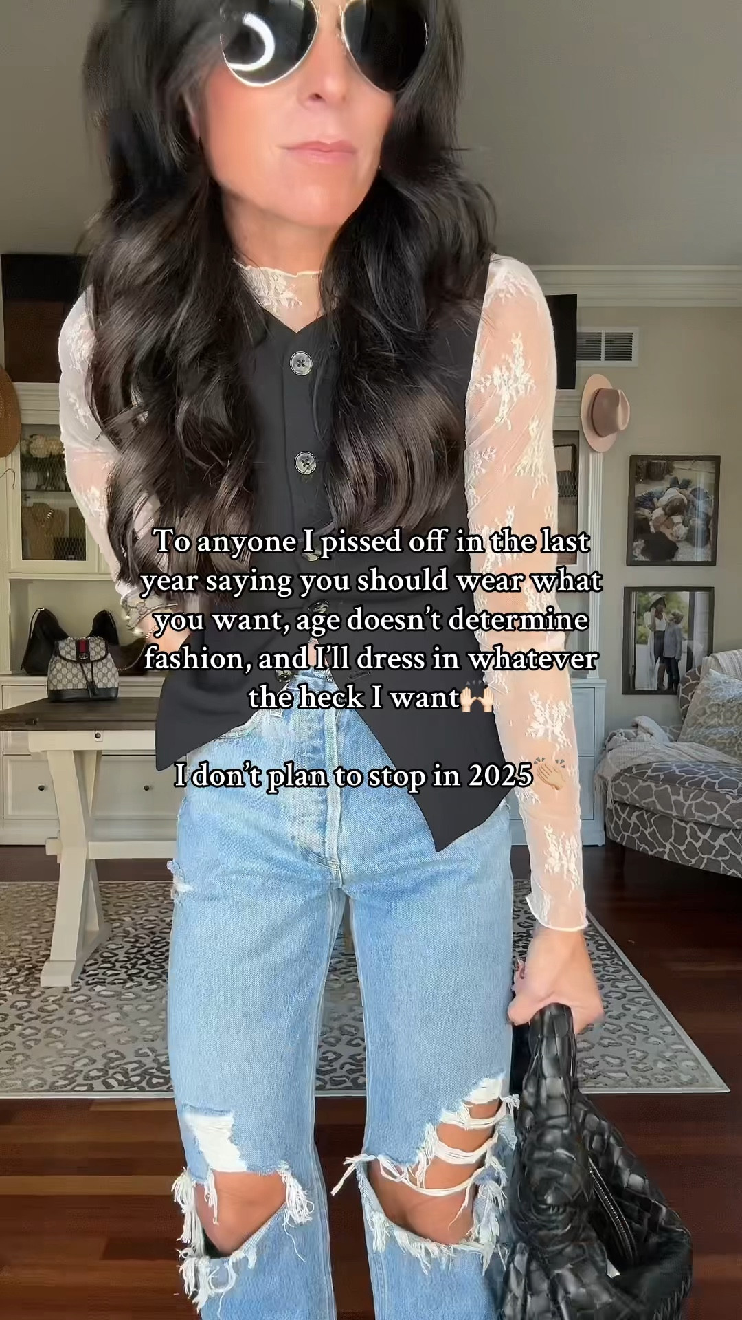 4 vest
Small top
23 denim 

#LTKStyleTip #LTKFindsUnder50 #LTKOver40