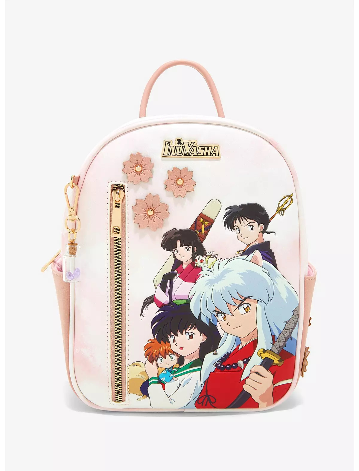InuYasha Cast with Sakura Flowers Mini Backpack - BoxLunch Exclusive | BoxLunch