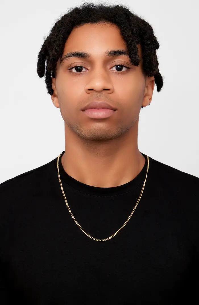 Adornia Men's Water Resistant Cuban Chain Link Necklace | Nordstromrack | Nordstrom Rack