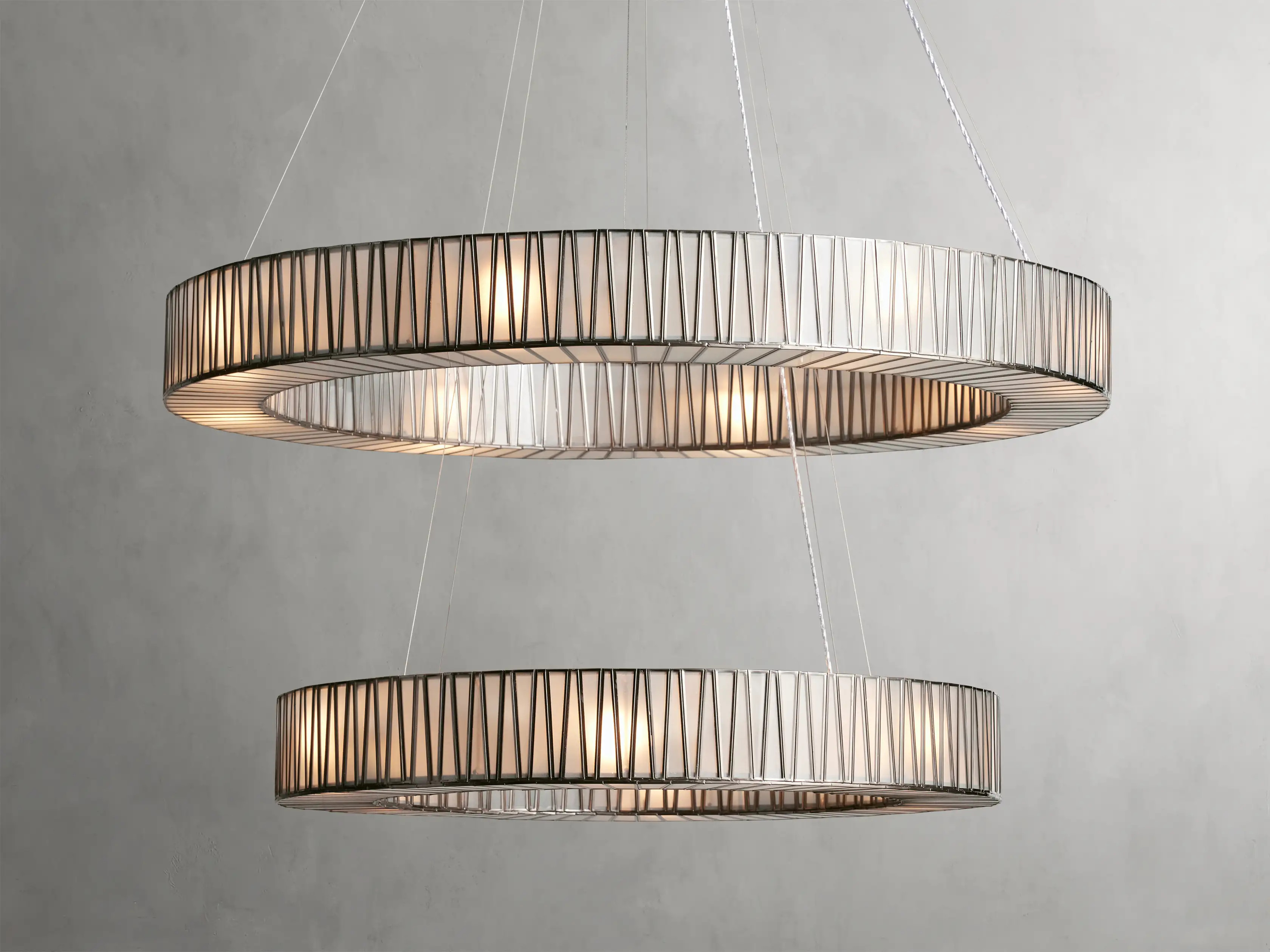Jeunet 2-Tier Round Chandelier | Arhaus