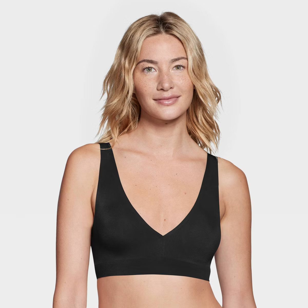 True & Co. Women's Everybody Wirefree Plunge Bralette | Target