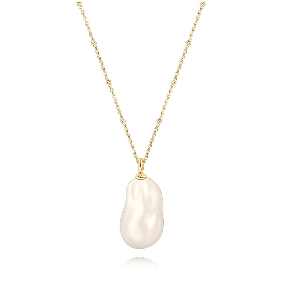 CANEVINKA 18K Gold Plate Coin Pendant Necklace for Women Dainty Compass Sunflower Necklaces Perso... | Amazon (US)