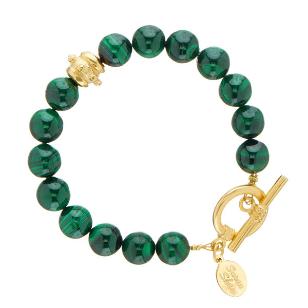 Bentley Stone Bracelet - Malachite | Susan Shaw