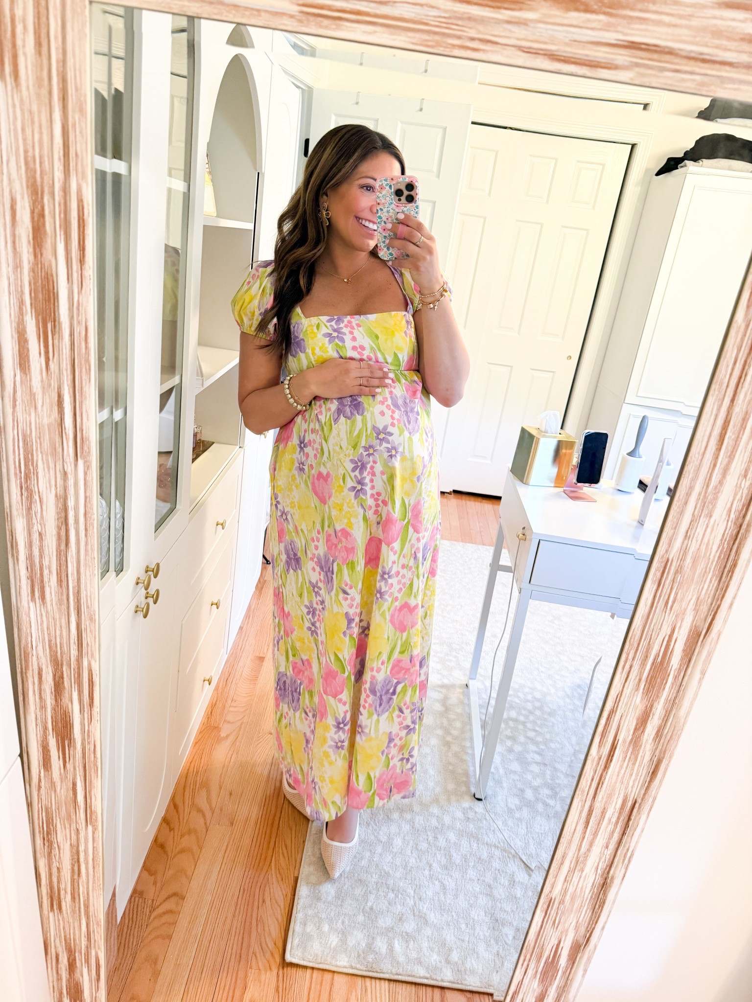 Happy Easter, friends!!🐰🩷

Obsessed with this dress from show me your mumu! Wearing size medium & works with a bump!

Easter dress
Easter outfit
Maternity
38 1/2 weeks pregnant
Spring dresses
Spring style
Cocktail dresses
Spring wedding guest 

#LTKSaleAlert #LTKShoeCrush #LTKSeasonal