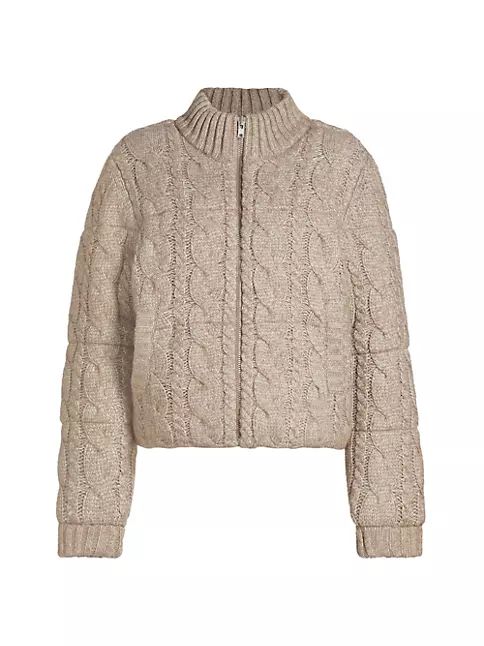 Aspen Cable-Knit Sweater Jacket | Saks Fifth Avenue