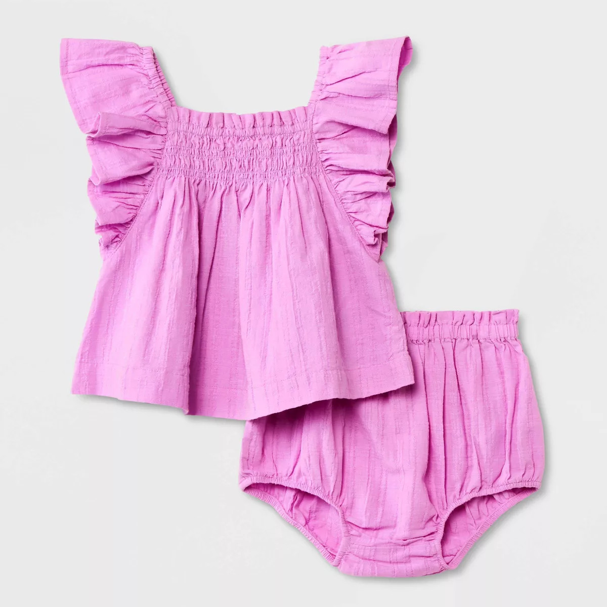 Baby Girls' Dobby Plaid Top & Bloomer Set - Cat & Jack™ | Target