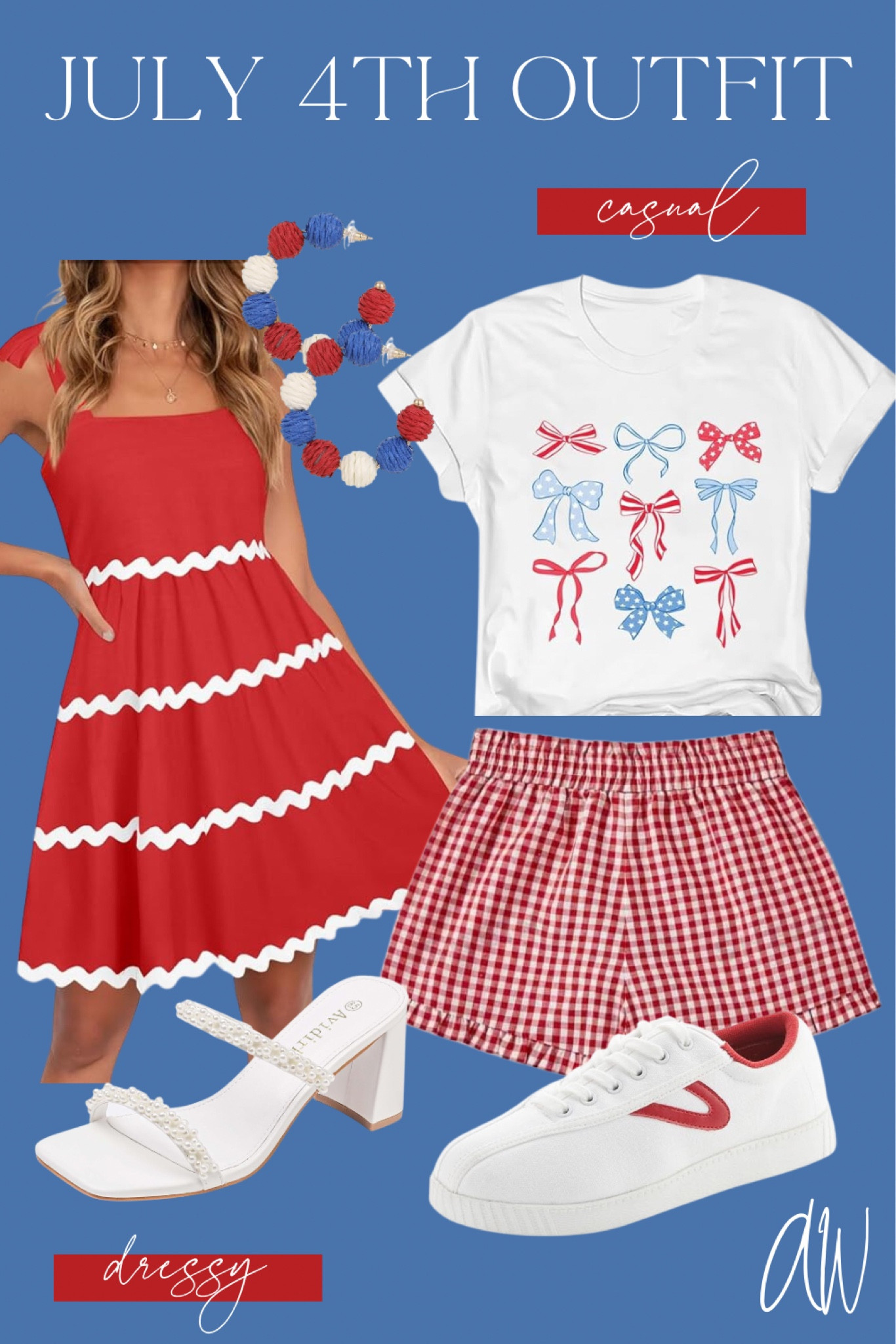 Casual vs dressy July 4th outfits from Amazon! 🇺🇸

#LTKSummerSales #LTKSeasonal #LTKFindsUnder50