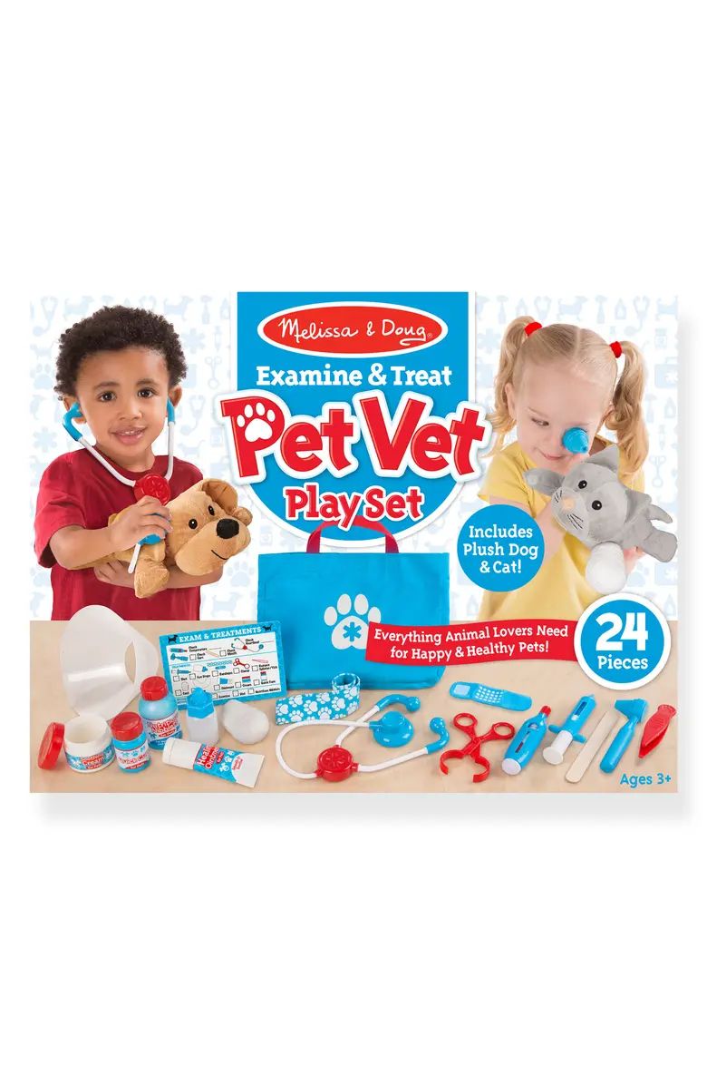 Melissa & Doug 24-Piece Pet Vet Play Set | Nordstrom | Nordstrom
