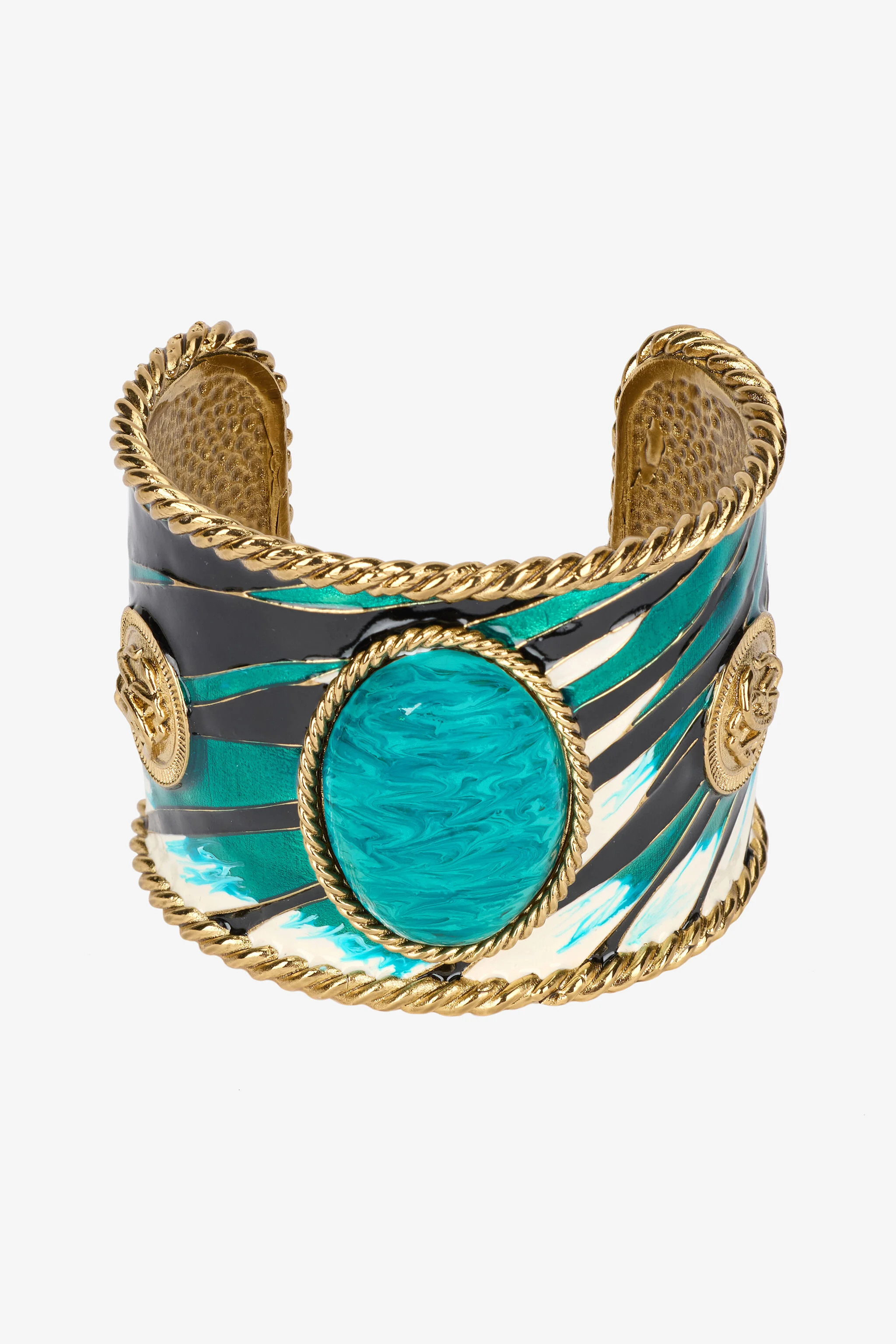 Ray Of Sea Print Cuff Bracelet | Roberto Cavalli