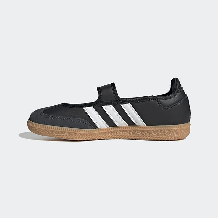 Adidas Unisex Samba Jane J Core blackFtwr White/Gum 3 4.5 US | Amazon (US)