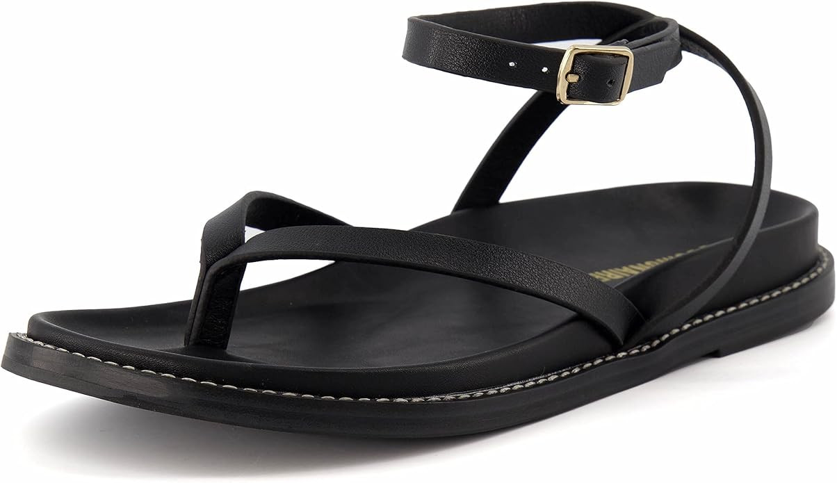CUSHIONAIRE Women's Novel footbed sandal with +Comfort, Wide Widths Available | Amazon (US)
