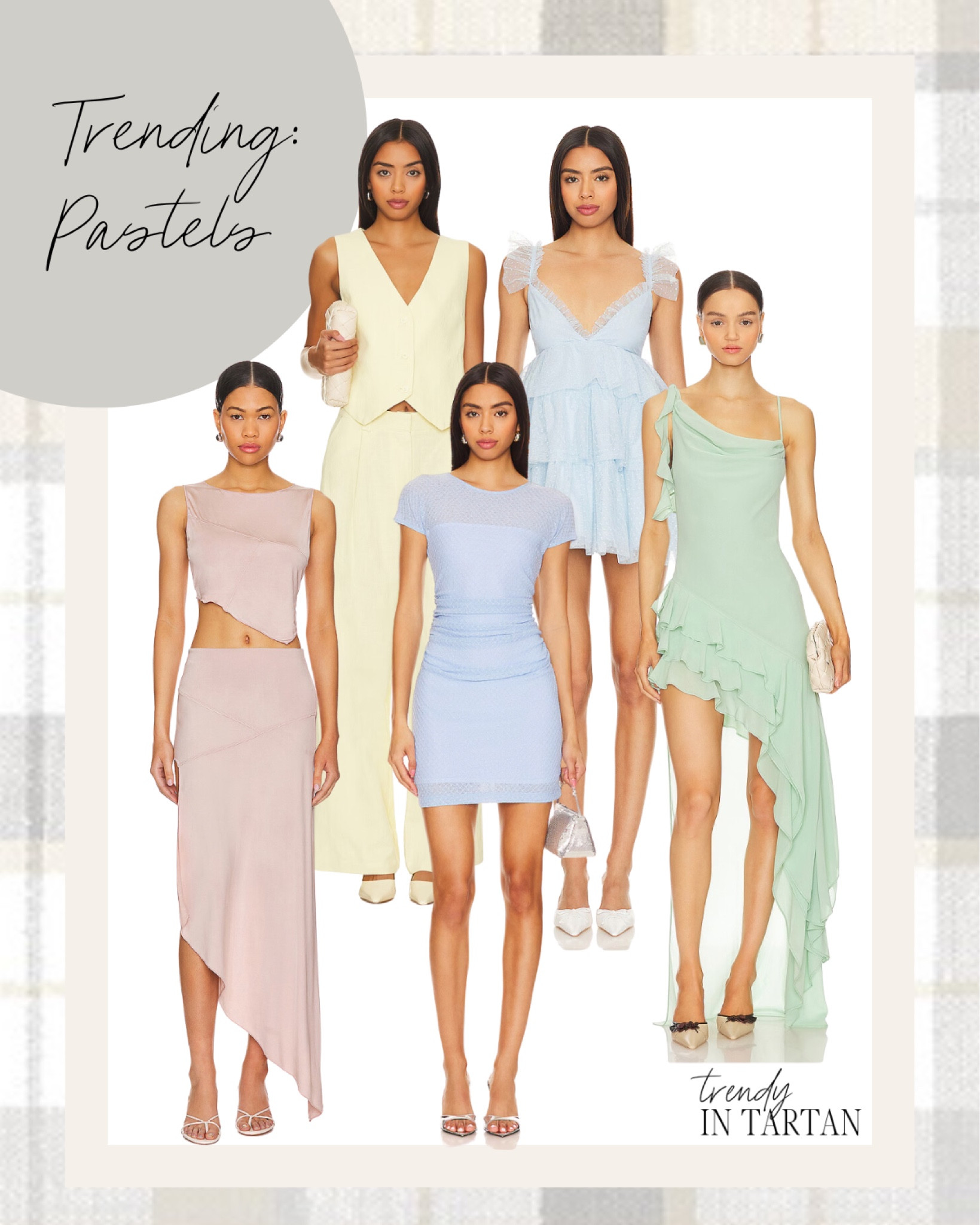 Trending : Pastels

Pastel dresses - pastel colors- spring pastels - spring dresses - wedding guest dresses - spring weddingg

#LTKstyletip #LTKSeasonal