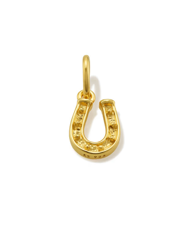Small Horseshoe Charm in 18k Gold Vermeil | Kendra Scott
