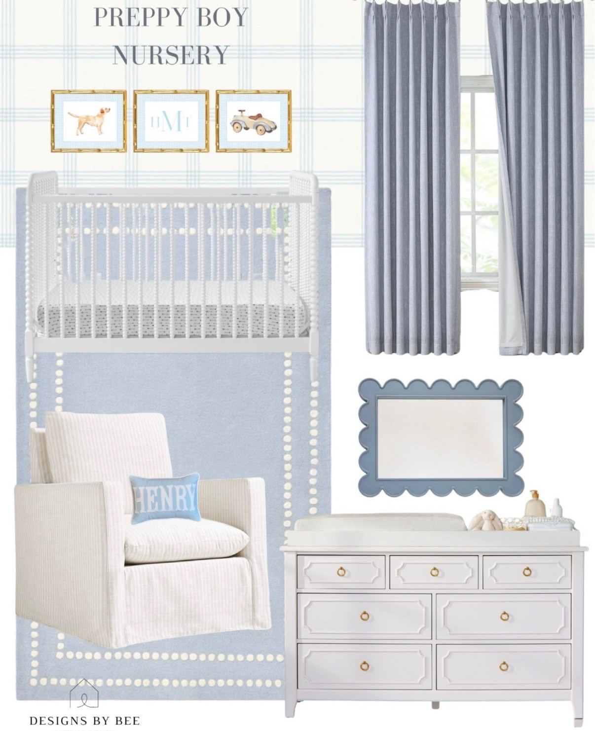Preppy boy nursery design 💙

Baby boy | Nursery | blue and white | baby girl | baby boy | nursery decor | nursery ideas | preppy | coastal | blue nursery | Amazon finds | kids room | nursery wallpaper 


#LTKHome #LTKBaby #LTKFindsUnder100