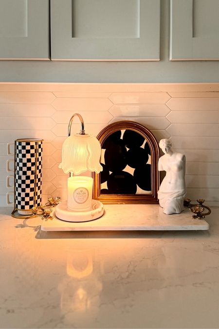 Amazon candle warmer with marble base!

#LTKMostLoved #LTKfindsunder50 #LTKhome