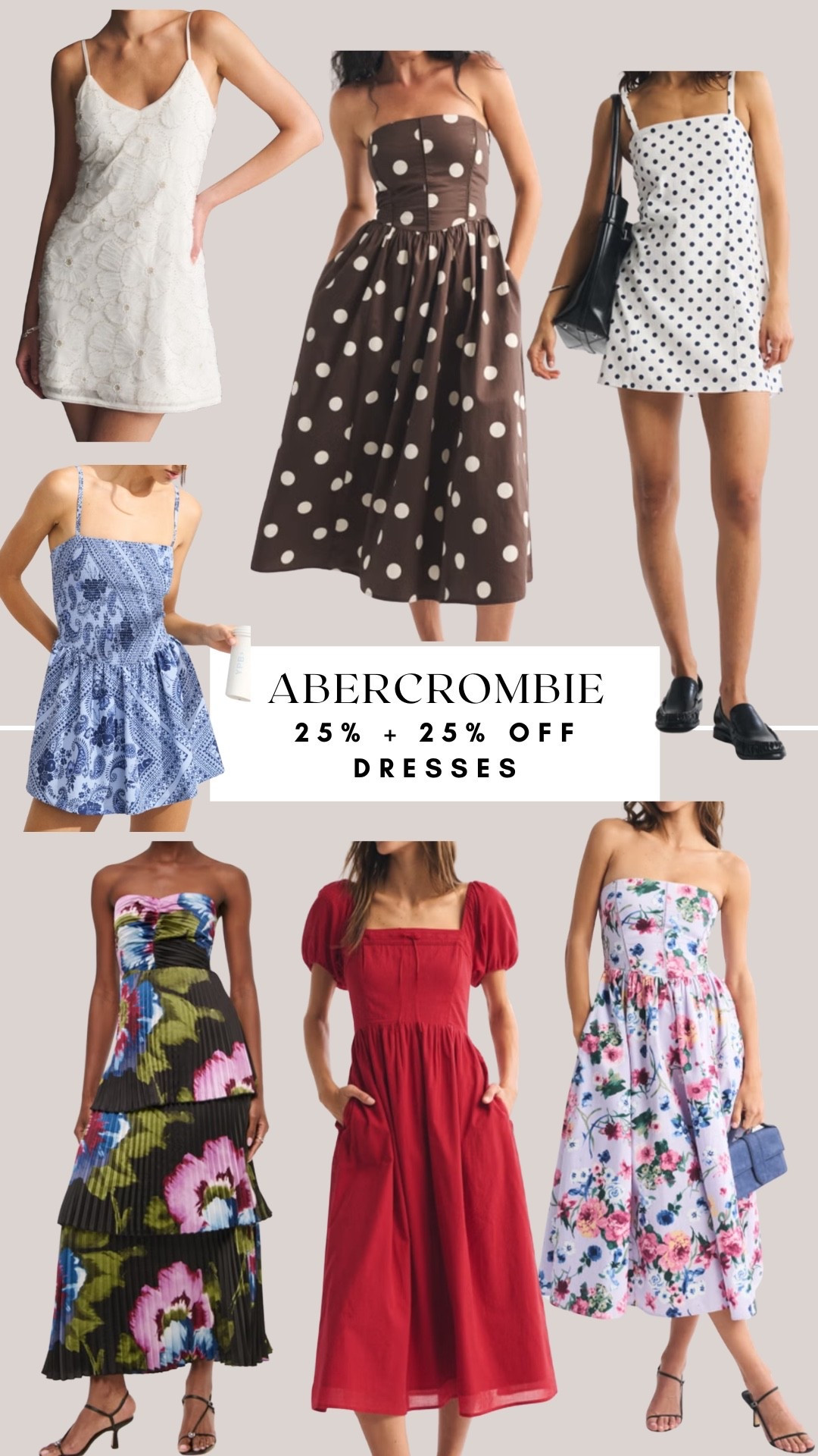 Abercrombie dresses and rompers 25% off + 25% off code AFLTK

#LTKSaleAlert #LTKSpringSale